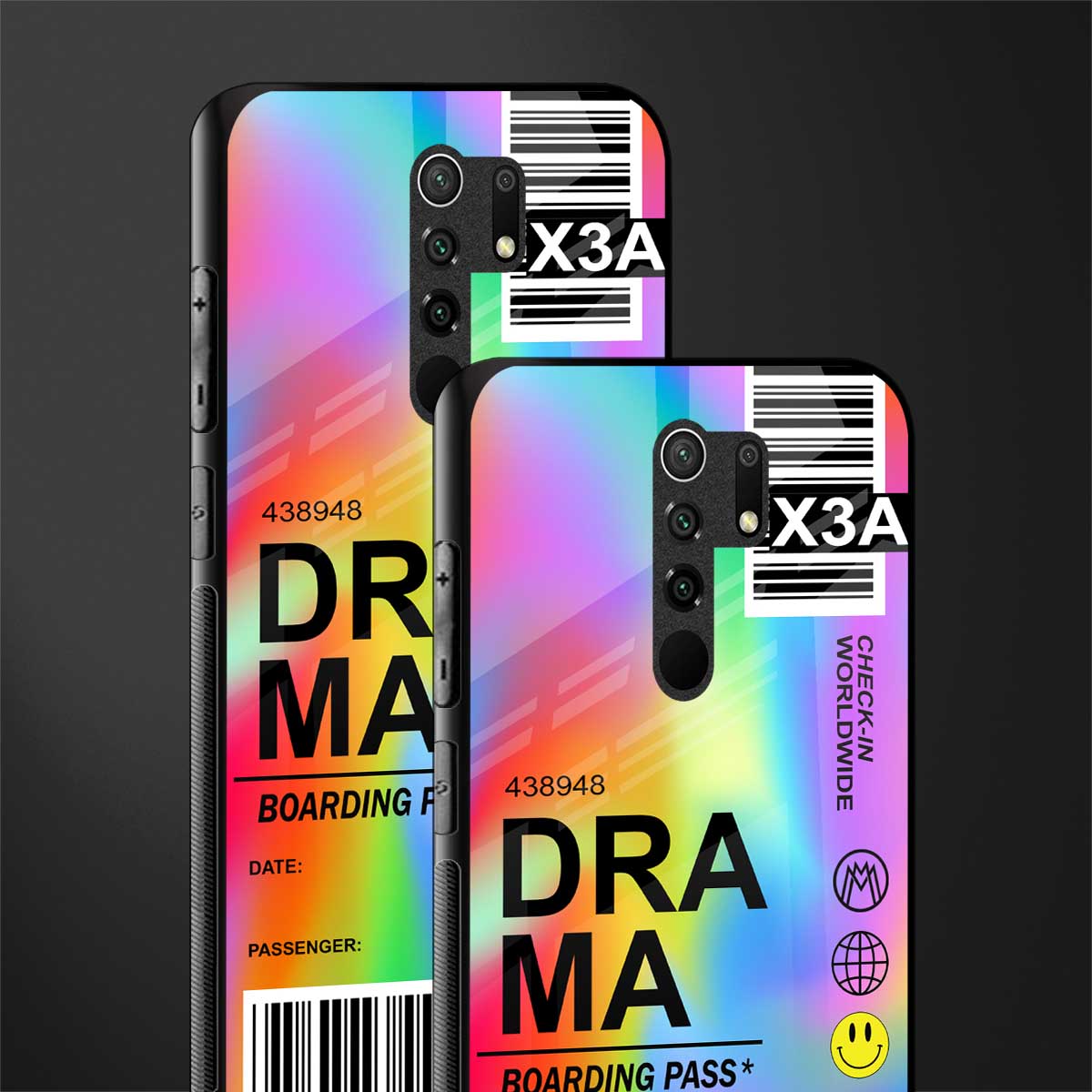 drama glass case for redmi 9 prime image-2