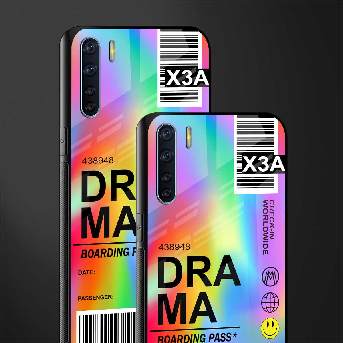 drama glass case for oppo f15 image-2