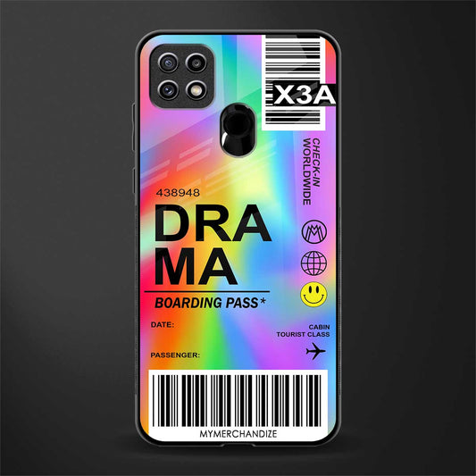 drama glass case for oppo a15s image