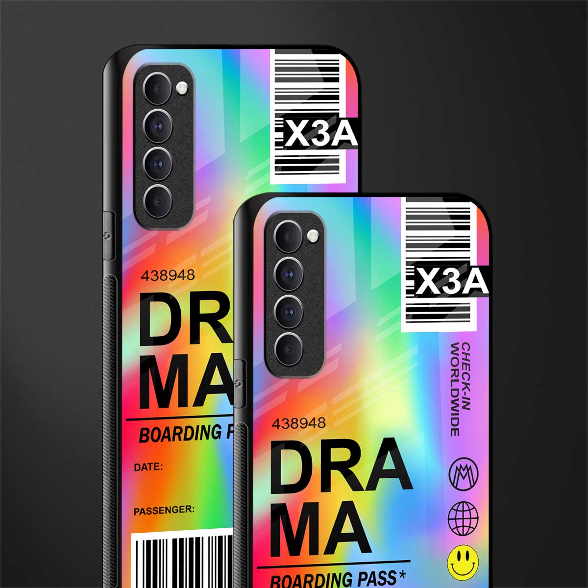 drama glass case for oppo reno 4 pro image-2