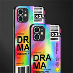 drama glass case for iphone 12 mini image-2