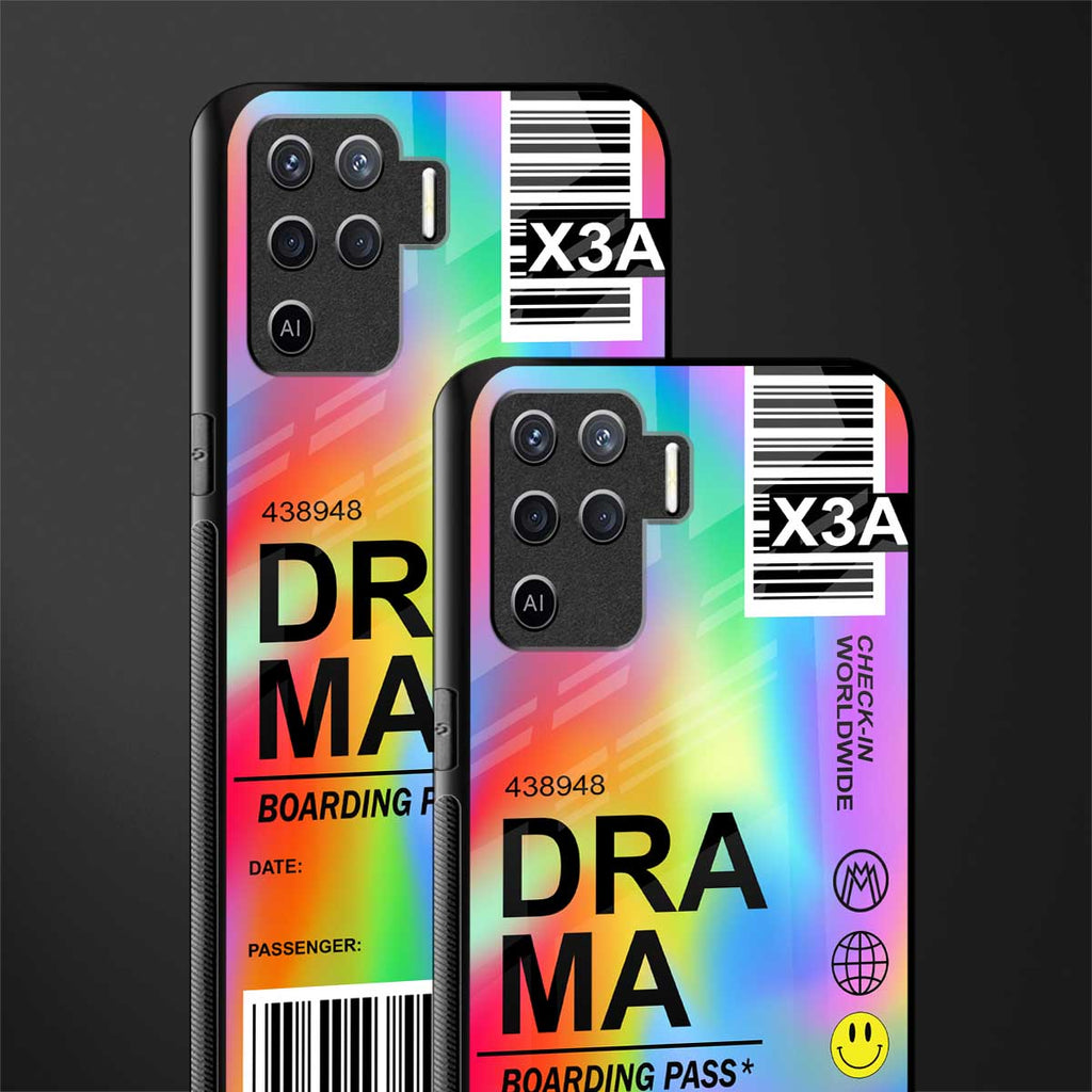 drama glass case for oppo f19 pro image-2