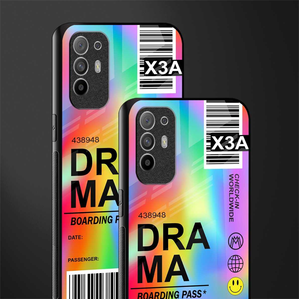 drama glass case for oppo f19 pro plus image-2