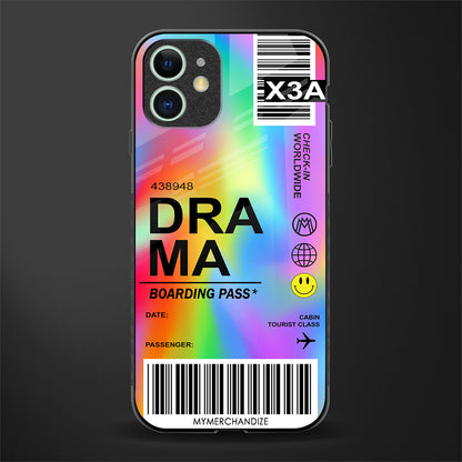 drama glass case for iphone 12 mini image