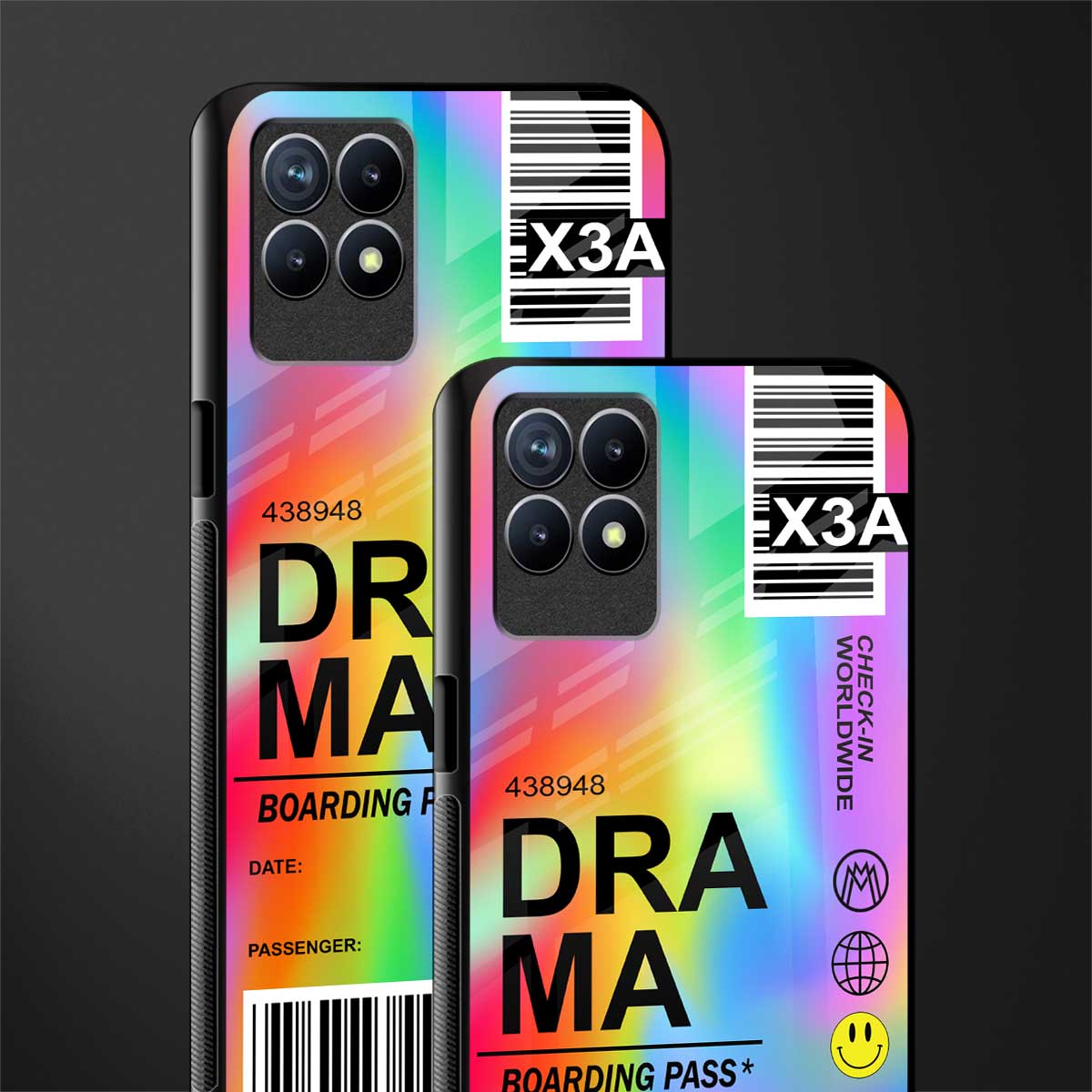 drama glass case for realme 8i image-2