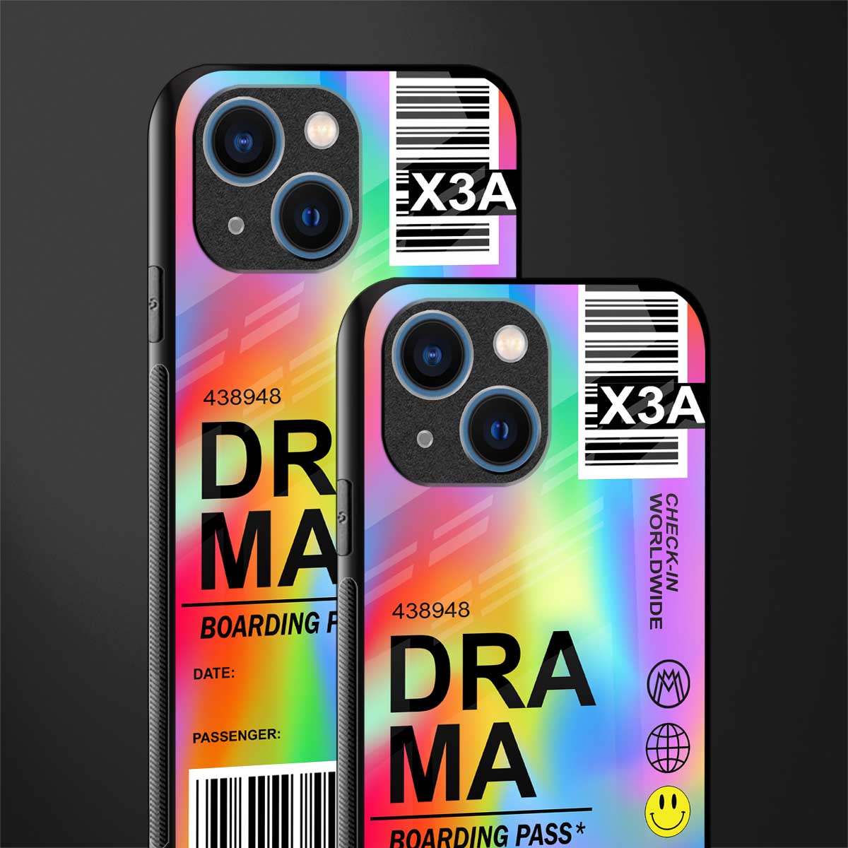 drama glass case for iphone 13 mini image-2