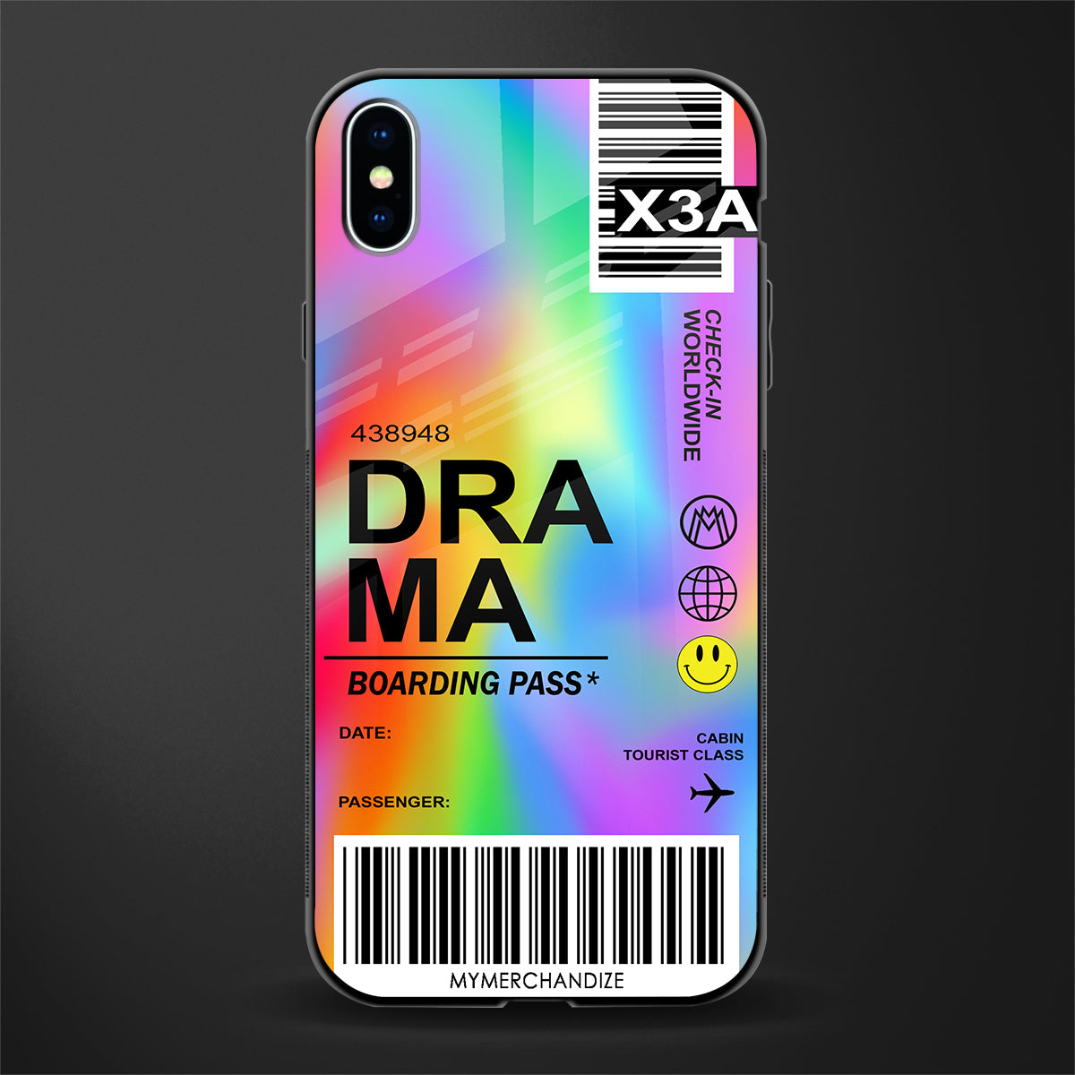 drama glass case for iphone xs max image