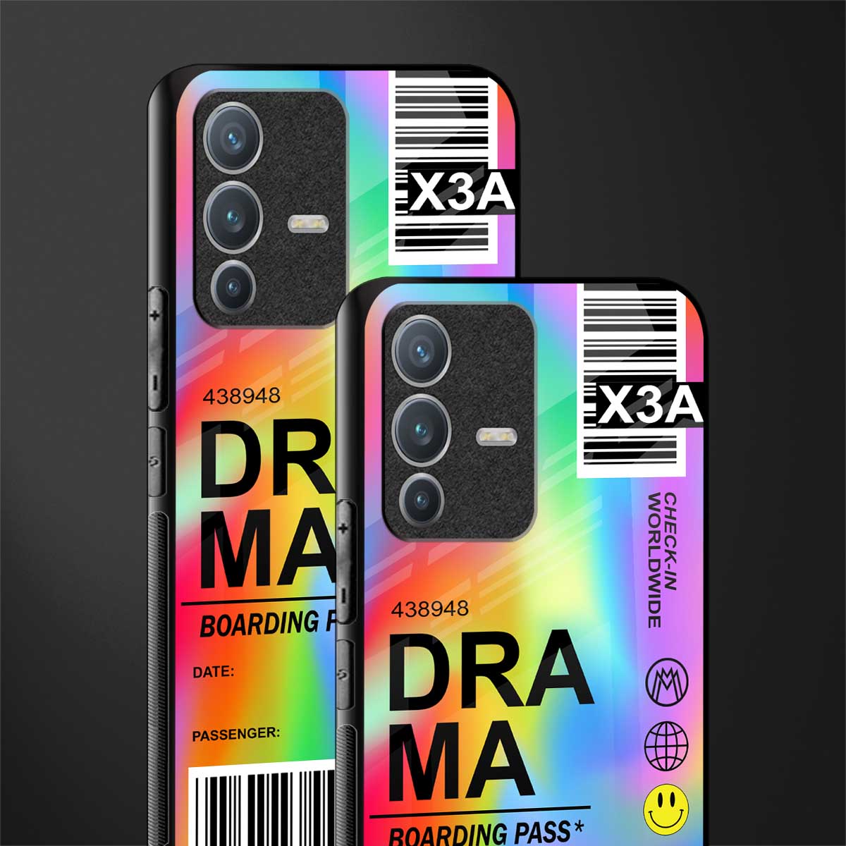 drama glass case for vivo v23 pro 5g image-2