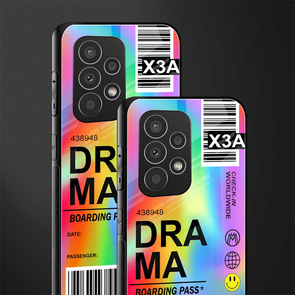 drama back phone cover | glass case for samsung galaxy a23