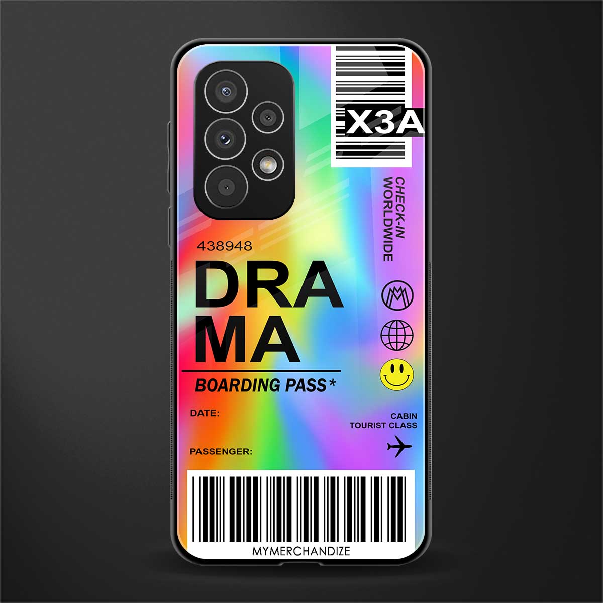 drama back phone cover | glass case for samsung galaxy a23