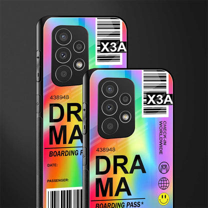 drama back phone cover | glass case for samsung galaxy a53 5g