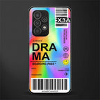 drama back phone cover | glass case for samsung galaxy a53 5g