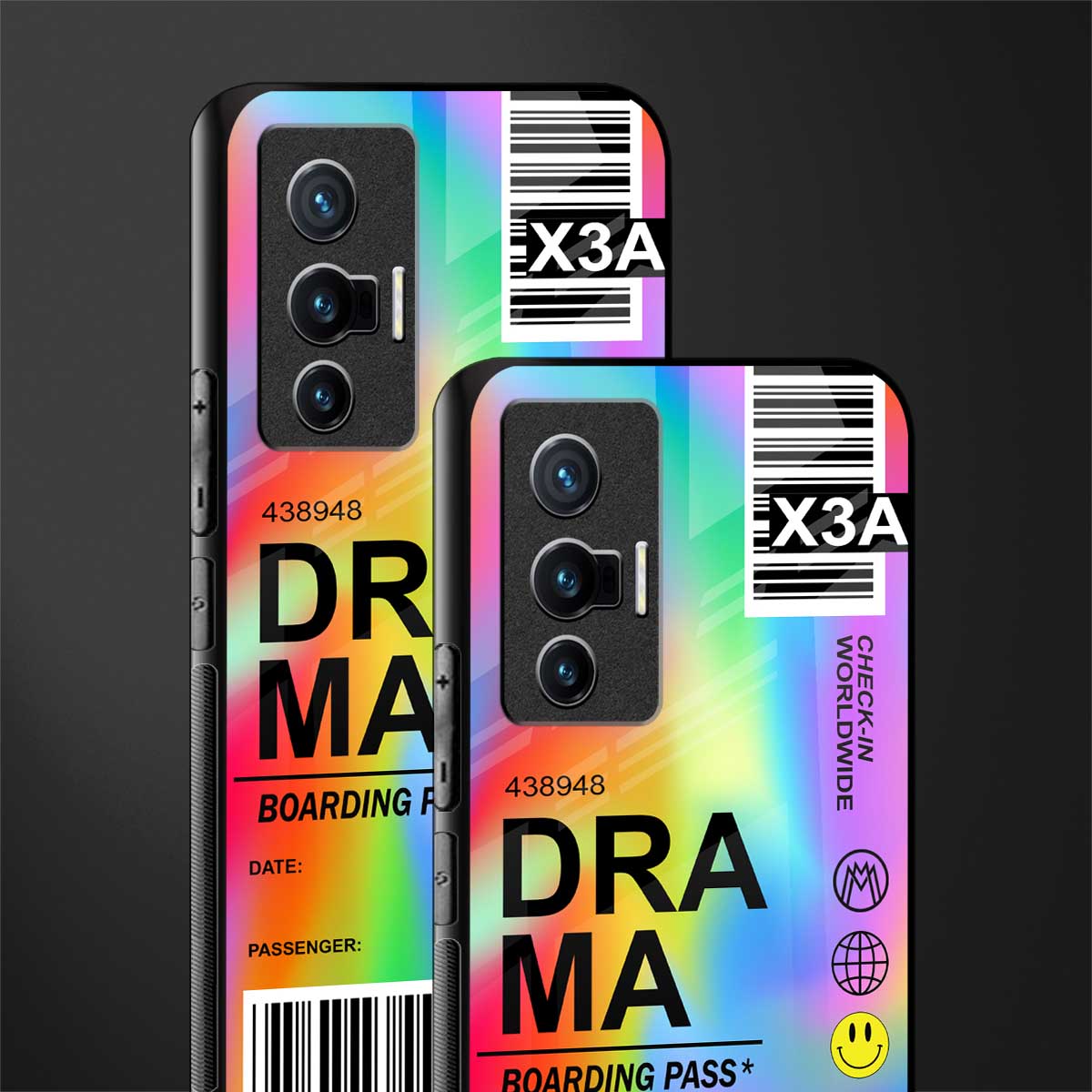 drama glass case for vivo x70 image-2