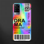 drama glass case for vivo x60 image