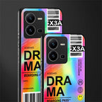 drama back phone cover | glass case for vivo v25-5g