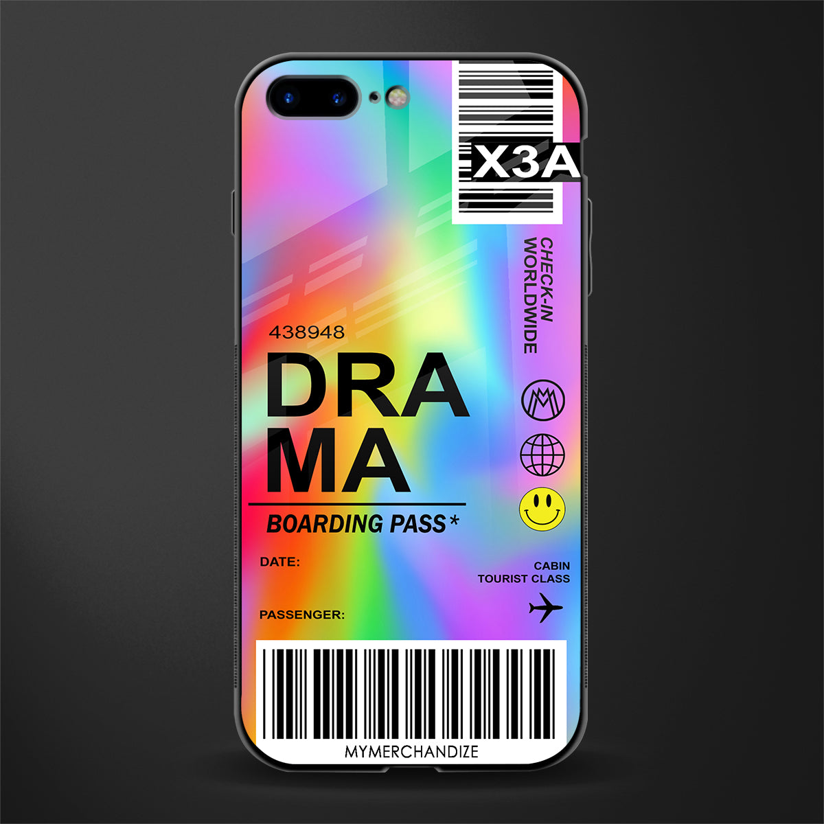 drama glass case for iphone 8 plus image