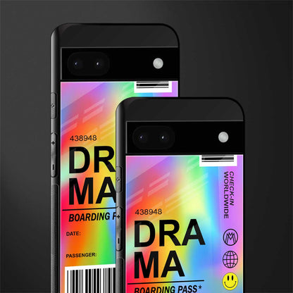 drama back phone cover | glass case for google pixel 6a