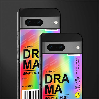 drama back phone cover | glass case for google pixel 7