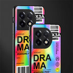 drama back phone cover | glass case for oneplus 11
