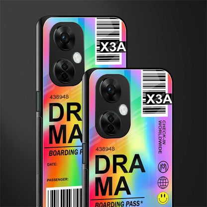 drama back phone cover | glass case for oneplus nord ce 3 lite
