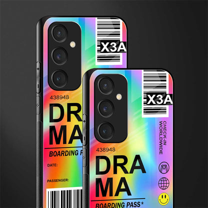 drama back phone cover | glass case for samsung galaxy s23 fe 5g