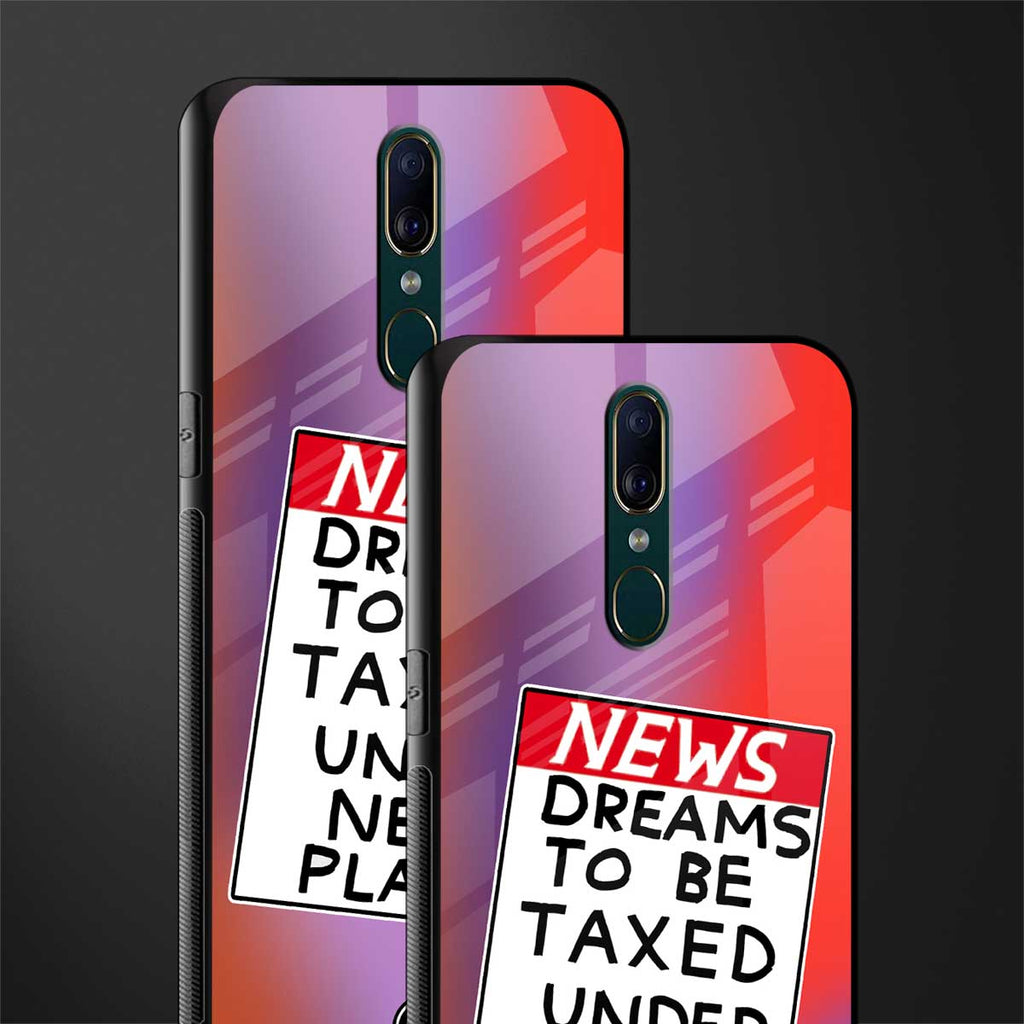dreams to be taxed glass case for oppo a9 image-2