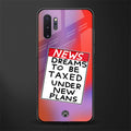 dreams to be taxed glass case for samsung galaxy note 10 plus image