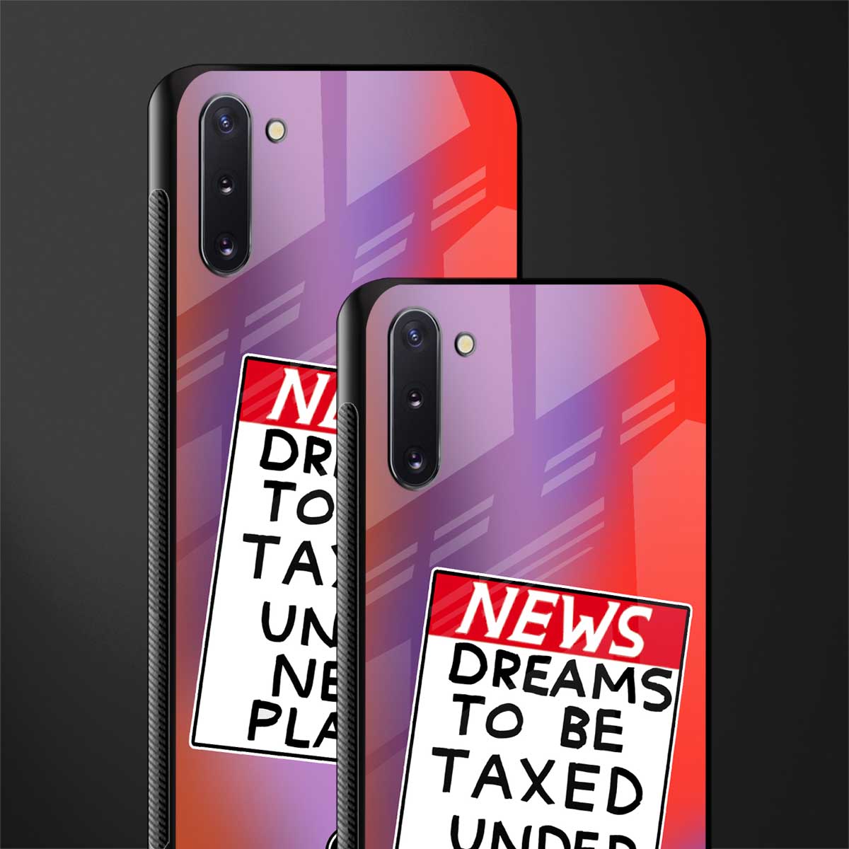 dreams to be taxed glass case for samsung galaxy note 10 image-2