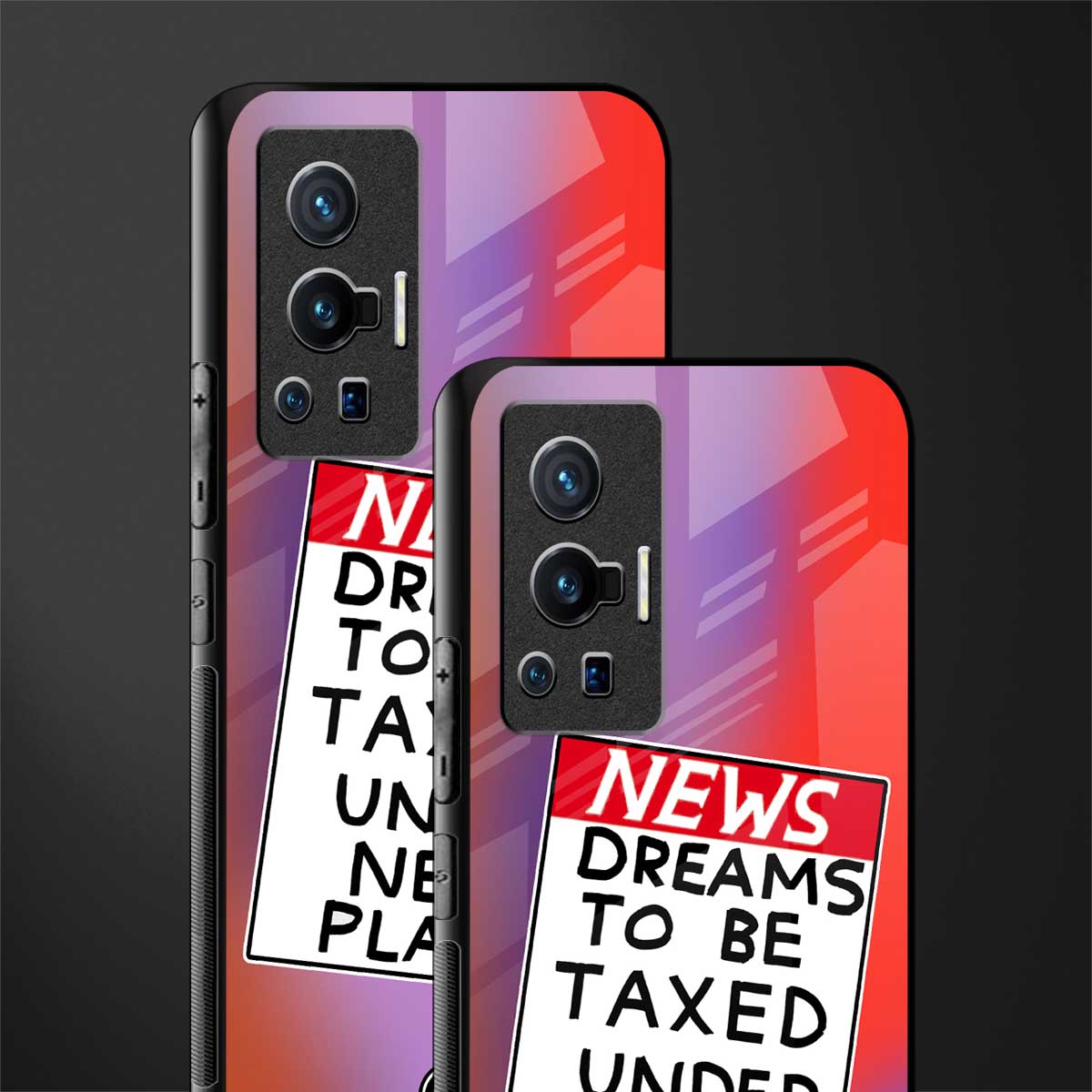 dreams to be taxed glass case for vivo x70 pro image-2