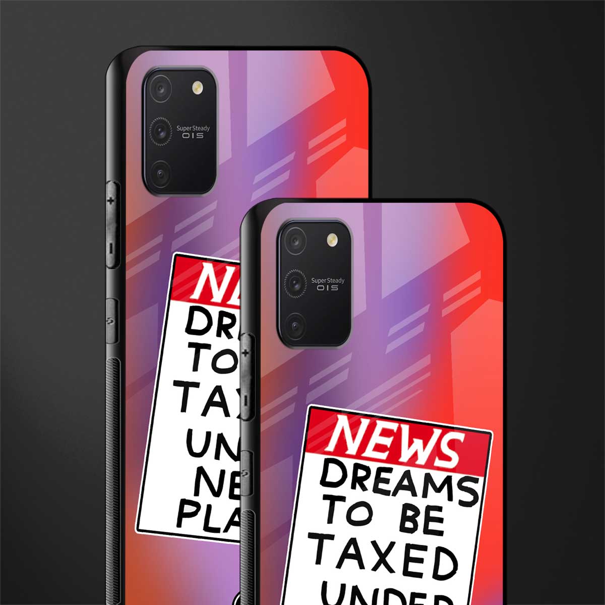 dreams to be taxed glass case for samsung galaxy a91 image-2