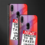 dreams to be taxed glass case for vivo y95 image-2