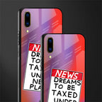 dreams to be taxed glass case for vivo v11 pro image-2