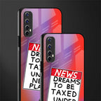 dreams to be taxed glass case for realme narzo 20 pro image-2