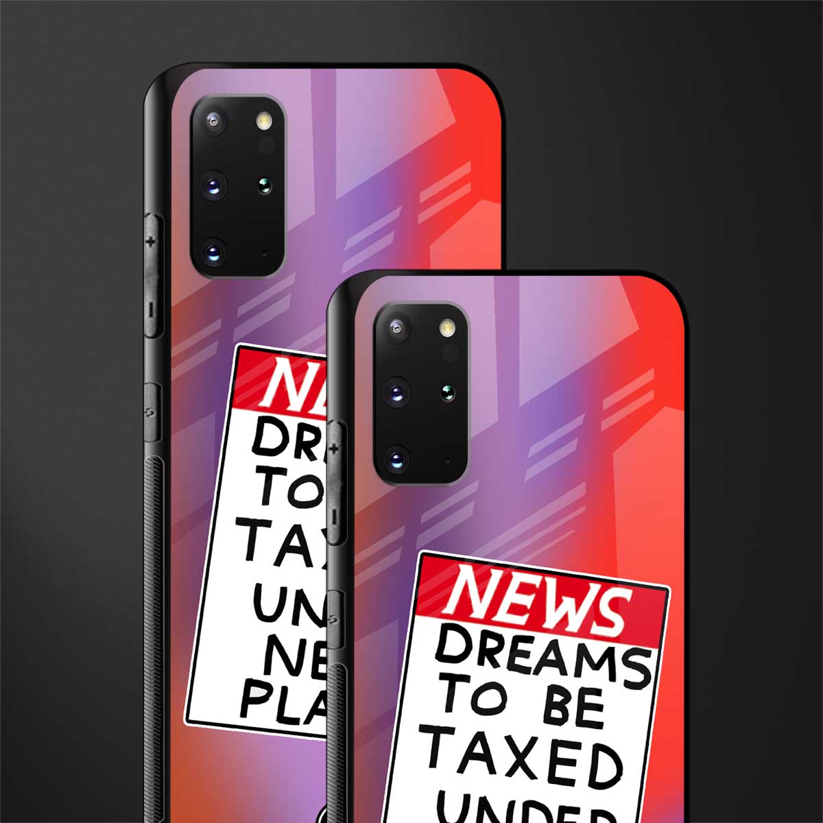 dreams to be taxed glass case for samsung galaxy s20 plus image-2