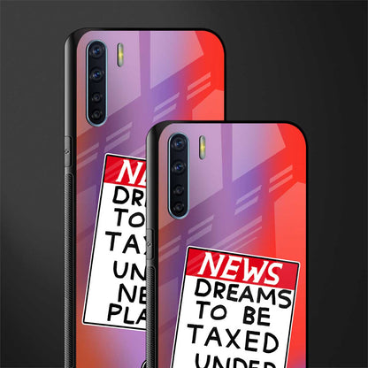 dreams to be taxed glass case for oppo f15 image-2