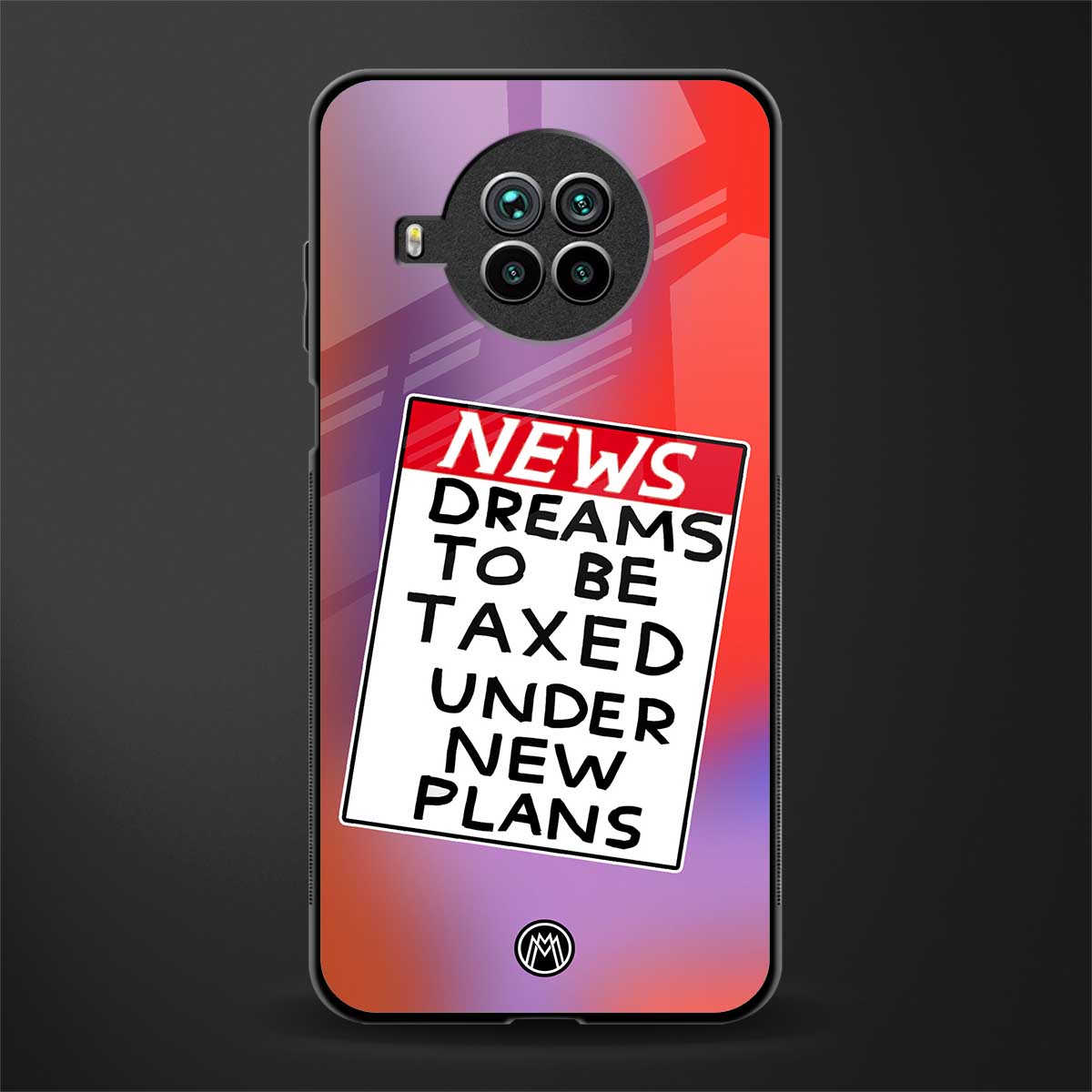 dreams to be taxed glass case for mi 10i image