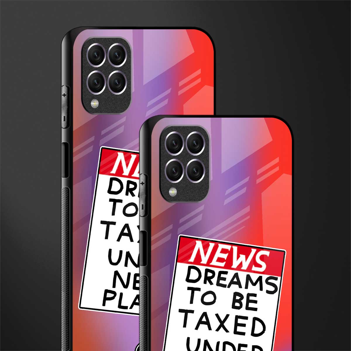 dreams to be taxed glass case for samsung galaxy f62 image-2