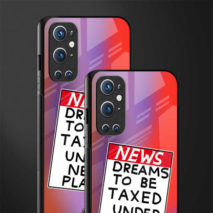 dreams to be taxed glass case for oneplus 9 pro image-2