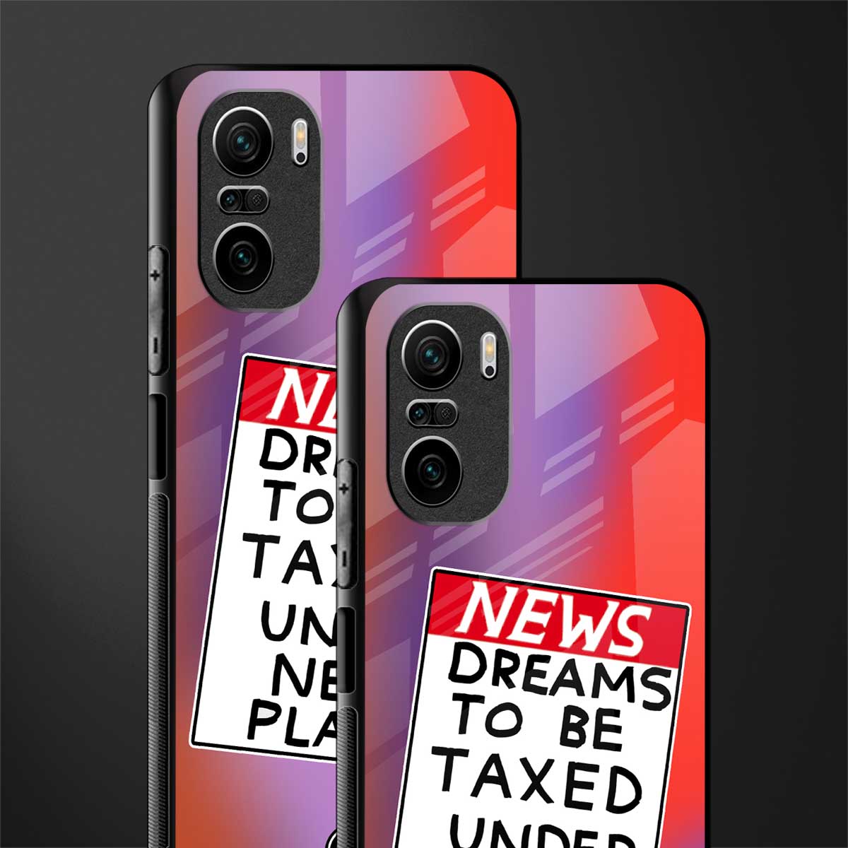 dreams to be taxed glass case for mi 11x 5g image-2