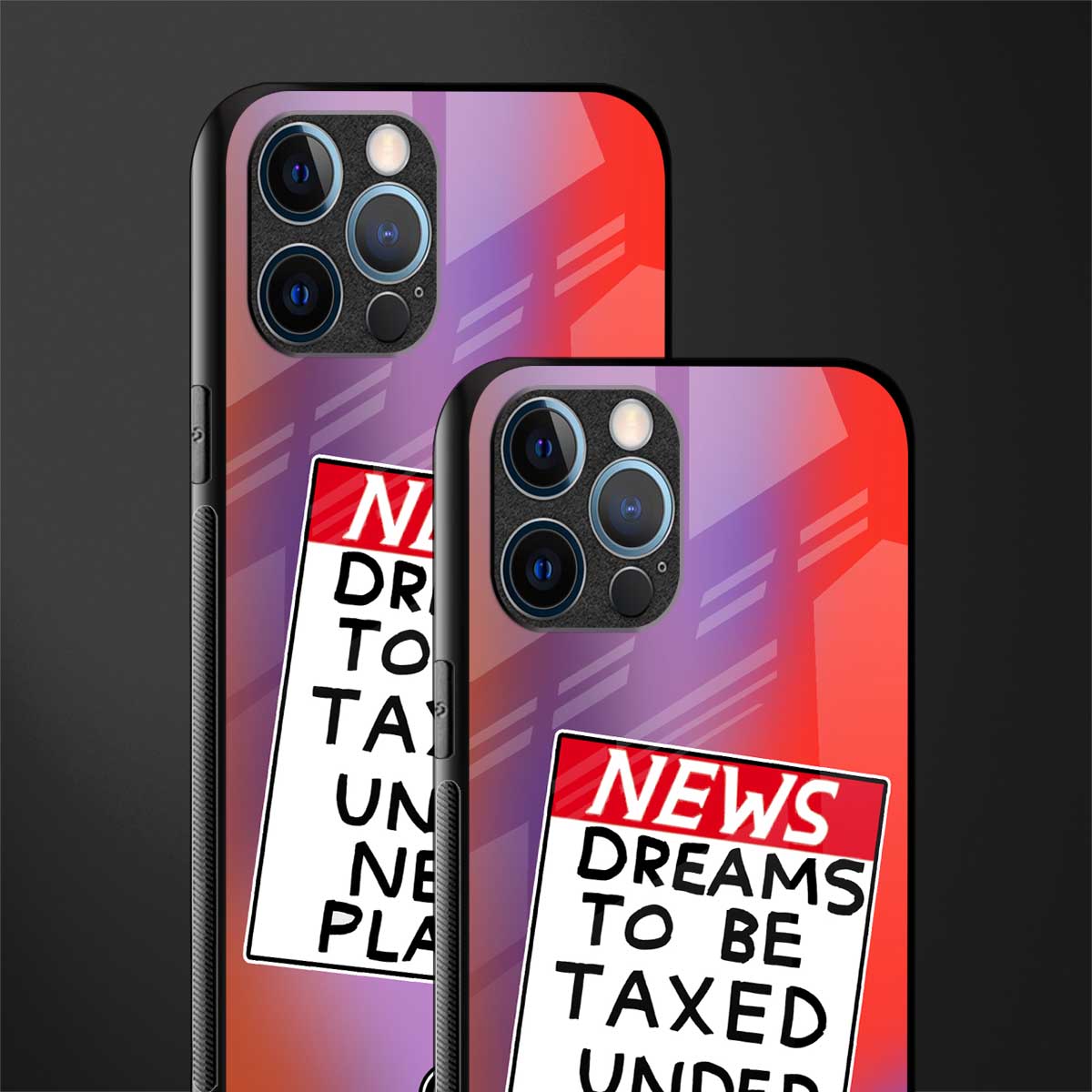 dreams to be taxed glass case for iphone 14 pro max image-2