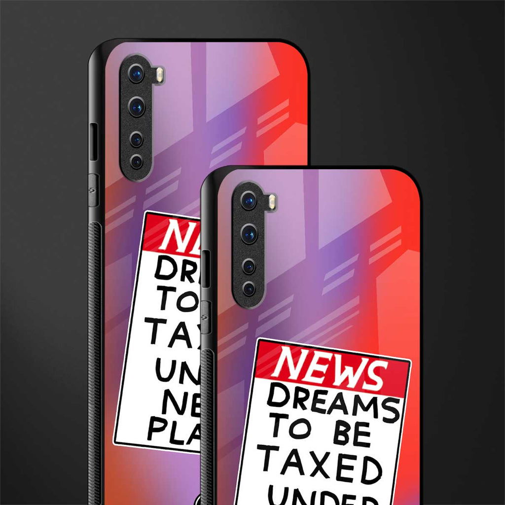 dreams to be taxed glass case for oneplus nord ac2001 image-2