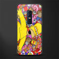 drunk homer simpsons glass case for vivo v17 pro image