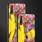 drunk homer simpsons glass case for vivo z1x image-2