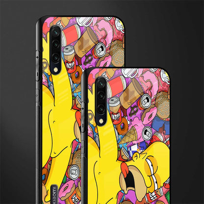 drunk homer simpsons glass case for mi a3 redmi a3 image-2