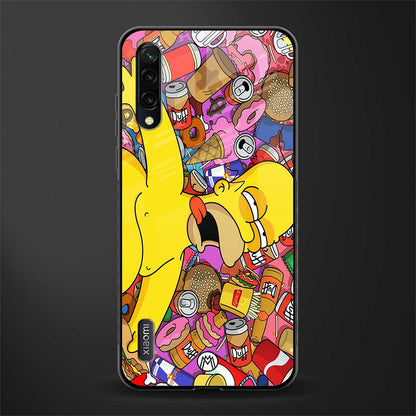 drunk homer simpsons glass case for mi a3 redmi a3 image