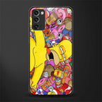 drunk homer simpsons glass case for samsung galaxy note 20 image