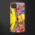 drunk homer simpsons glass case for oppo f17 image