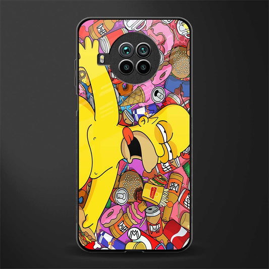 drunk homer simpsons glass case for mi 10i image