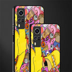 drunk homer simpsons glass case for vivo y51 image-2