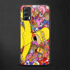 drunk homer simpsons glass case for realme x7 image